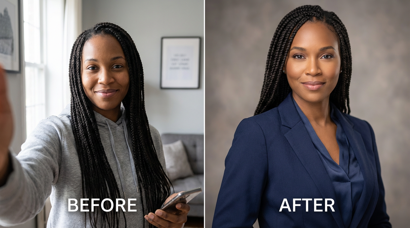 Before and After transformation example