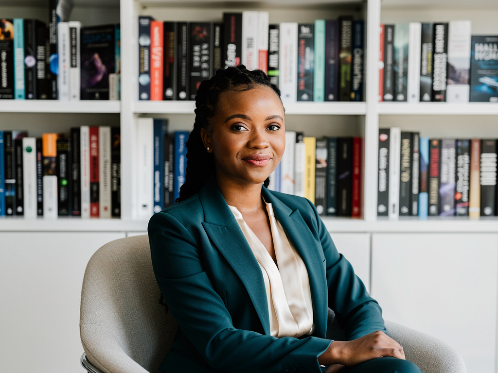 Professional author portrait sample